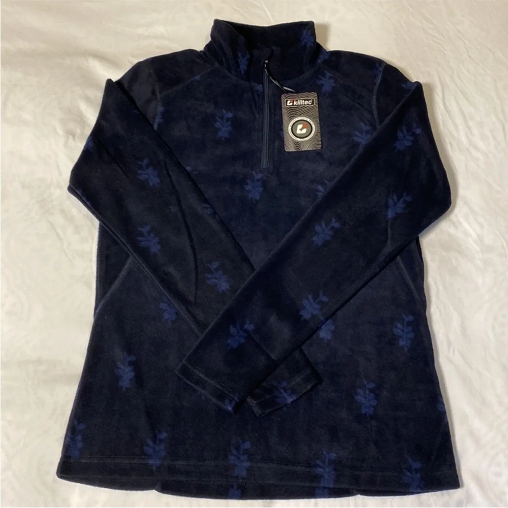 NWT Killtec Microfleece 1/4 Zip-Neck Pullover Jacket - Picture 6 of 15